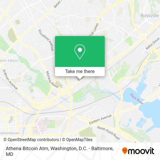 Athena Bitcoin Atm map