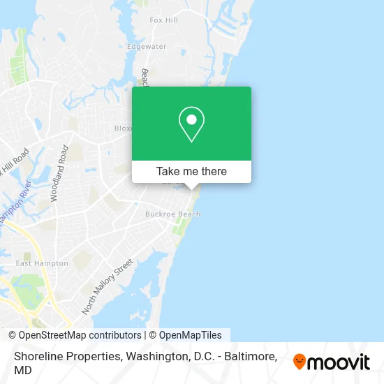 Shoreline Properties map