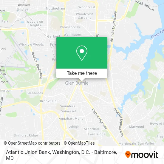 Atlantic Union Bank map