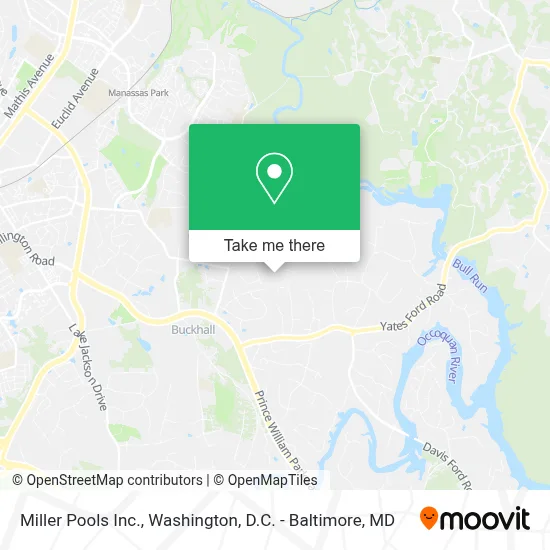 Miller Pools Inc. map