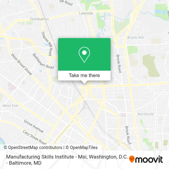 Manufacturing Skills Institute - Msi map
