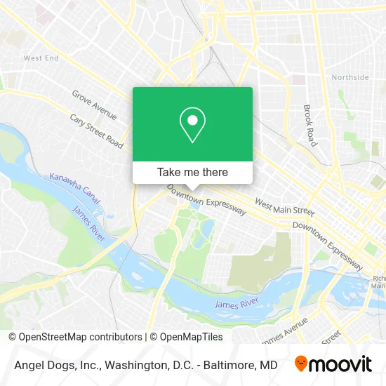 Angel Dogs, Inc. map