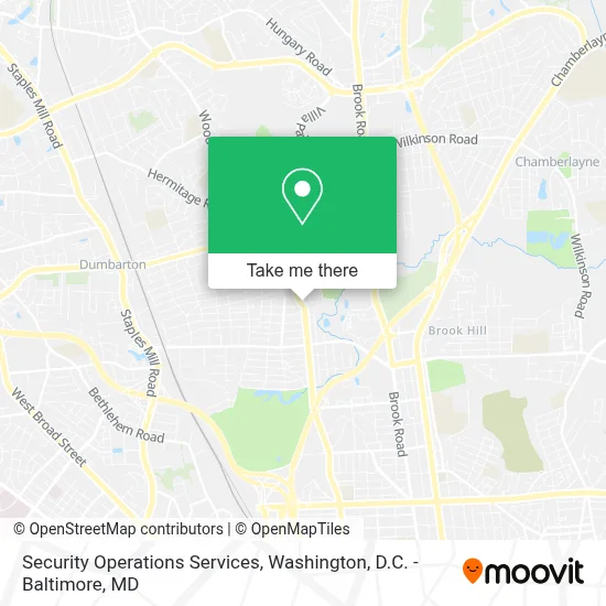 Security Operations Services map