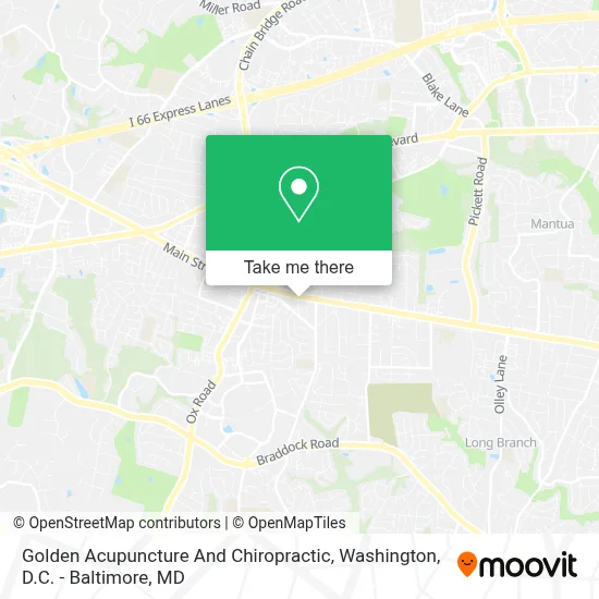 Golden Acupuncture And Chiropractic map