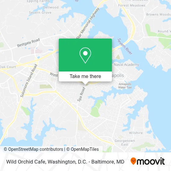 Wild Orchid Cafe map