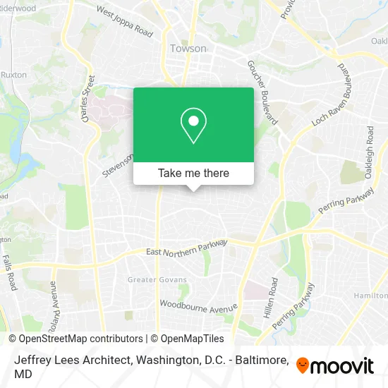 Jeffrey Lees Architect map