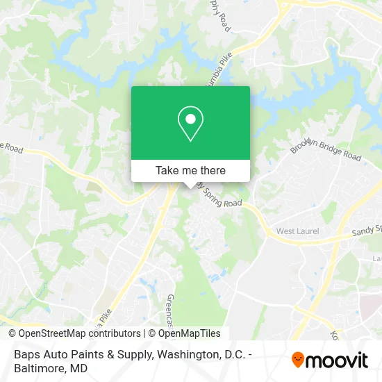Baps Auto Paints & Supply map