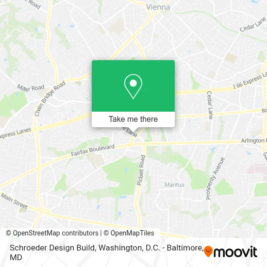 Schroeder Design Build map