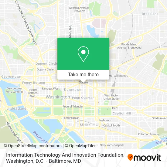 Information Technology And Innovation Foundation map