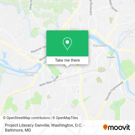 Project Literacy Danville map