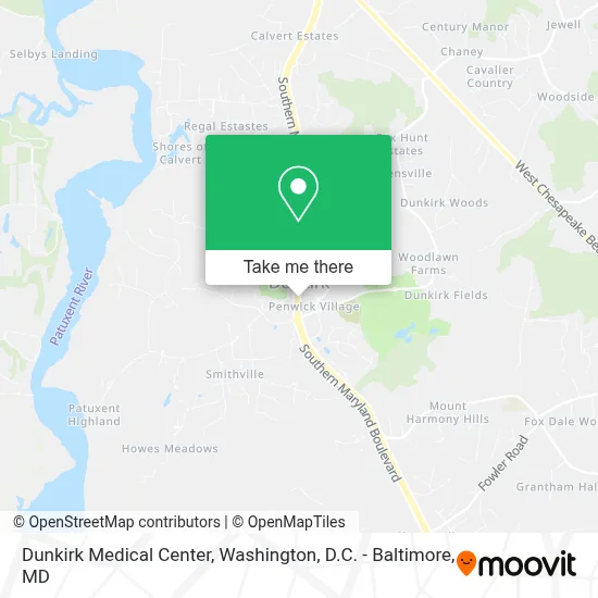 Dunkirk Medical Center map
