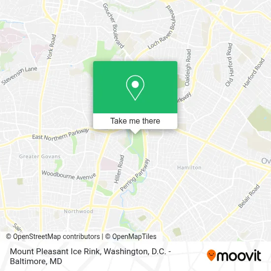 Mount Pleasant Ice Rink map