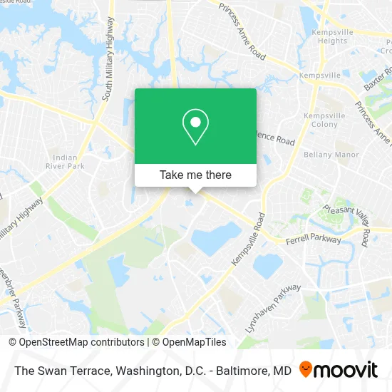 The Swan Terrace map