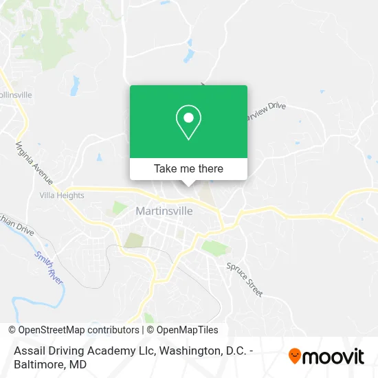 Assail Driving Academy Llc map