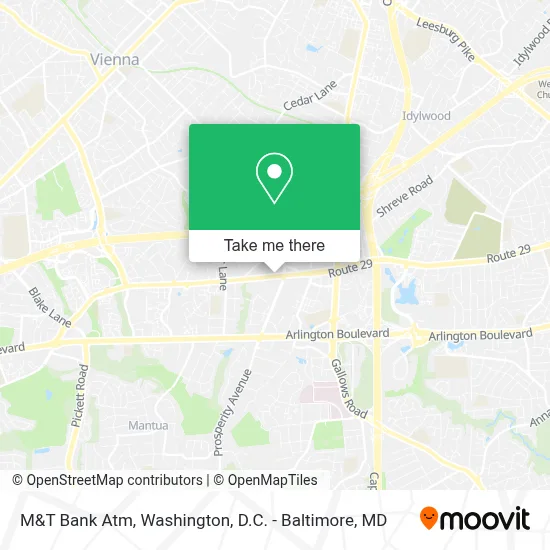 M&T Bank Atm map