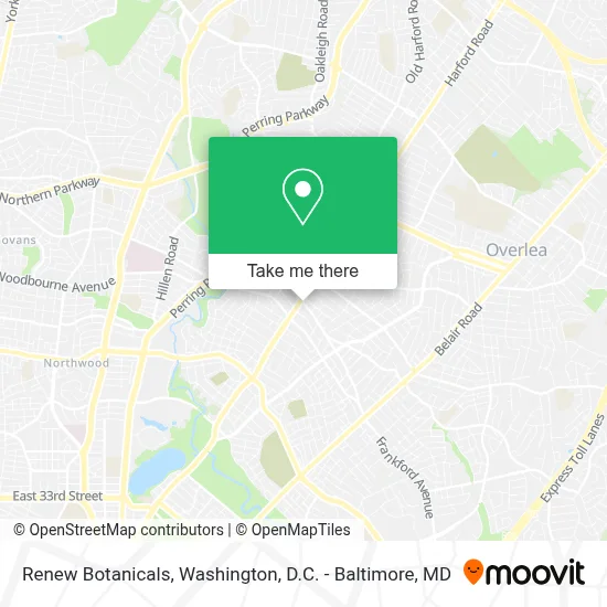 Renew Botanicals map