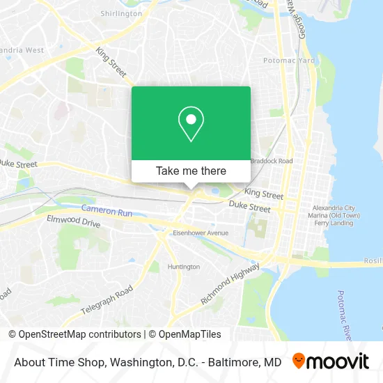 About Time Shop map