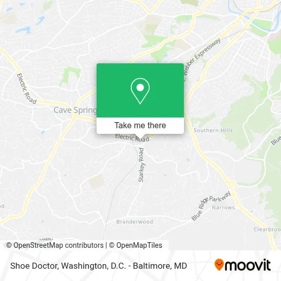 Shoe Doctor map