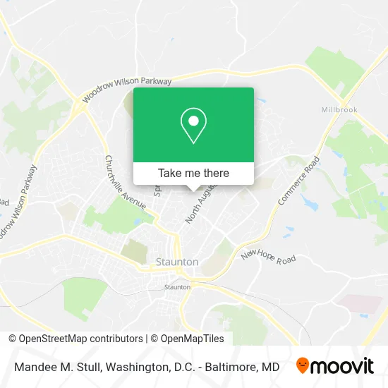 Mandee M. Stull map