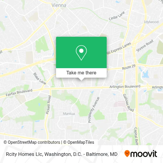 Rcity Homes Llc map