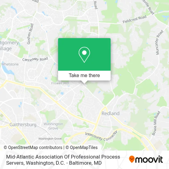 Mid-Atlantic Association Of Professional Process Servers map