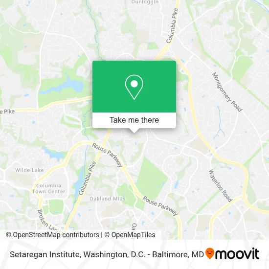 Setaregan Institute map