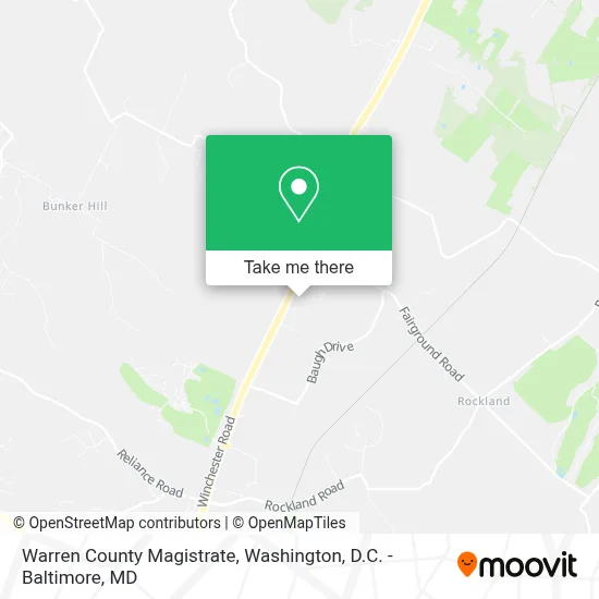 Warren County Magistrate map