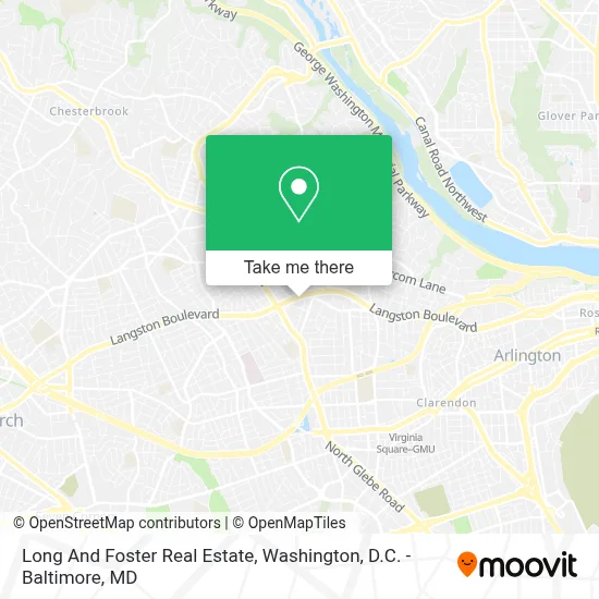 Long And Foster Real Estate map