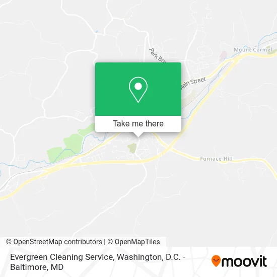 Evergreen Cleaning Service map