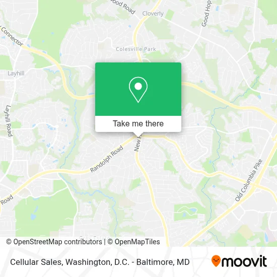 Cellular Sales map