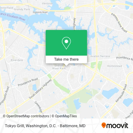 Tokyo Grill map