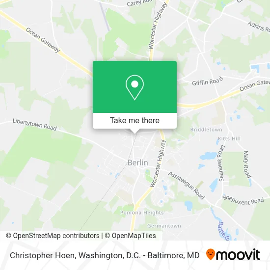 Christopher Hoen map
