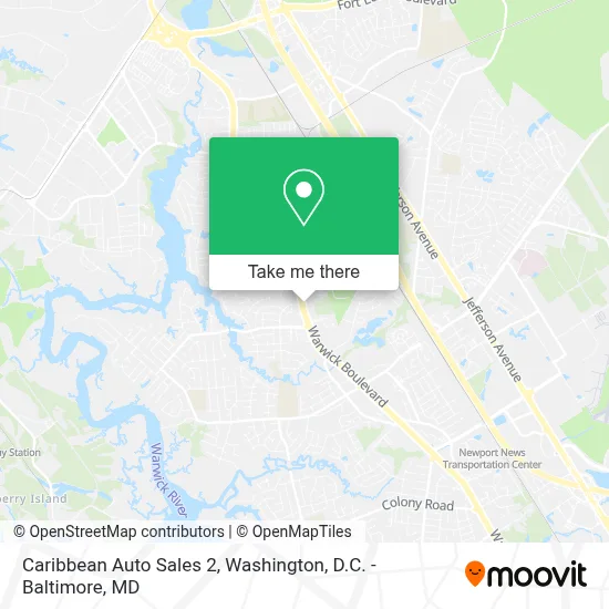 Caribbean Auto Sales 2 map