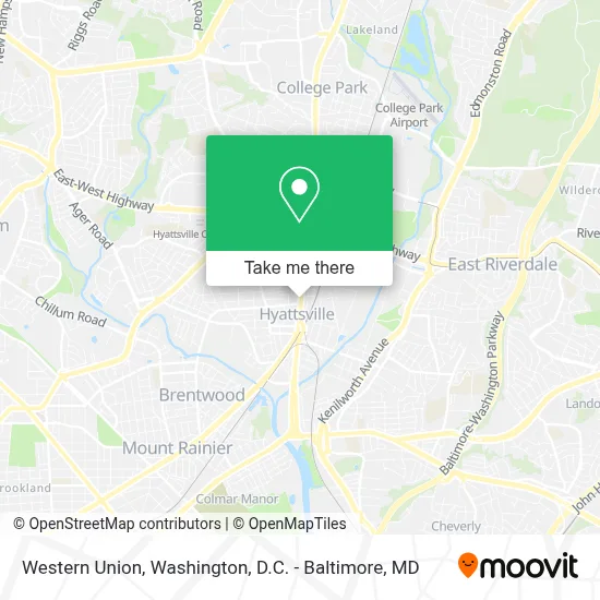 Western Union map
