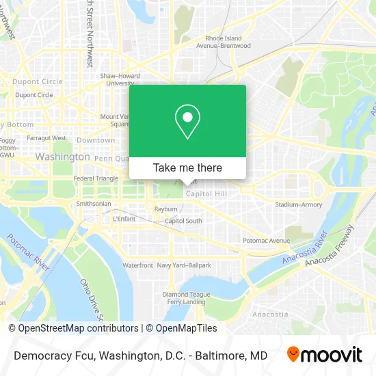 Democracy Fcu map