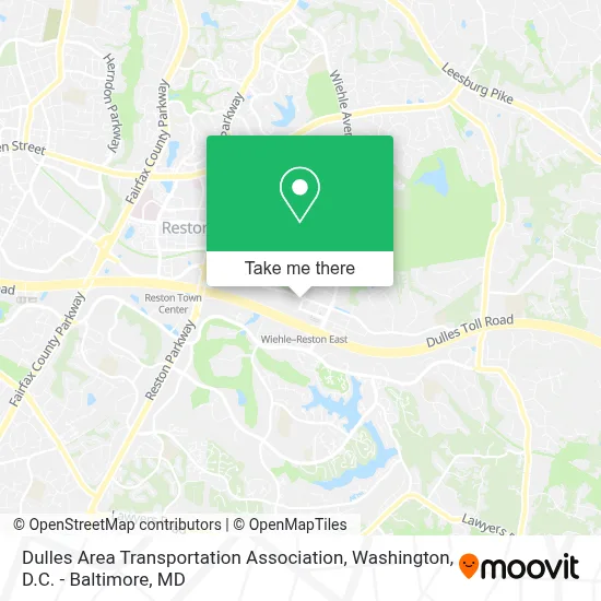 Dulles Area Transportation Association map