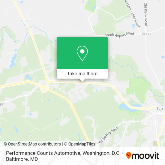 Performance Counts Automotive map