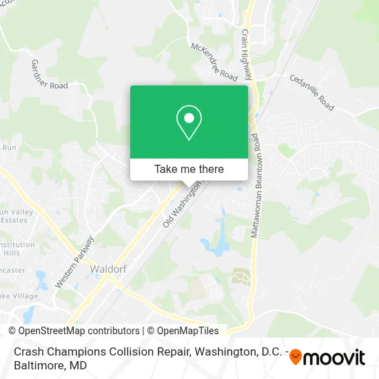 Crash Champions Collision Repair map