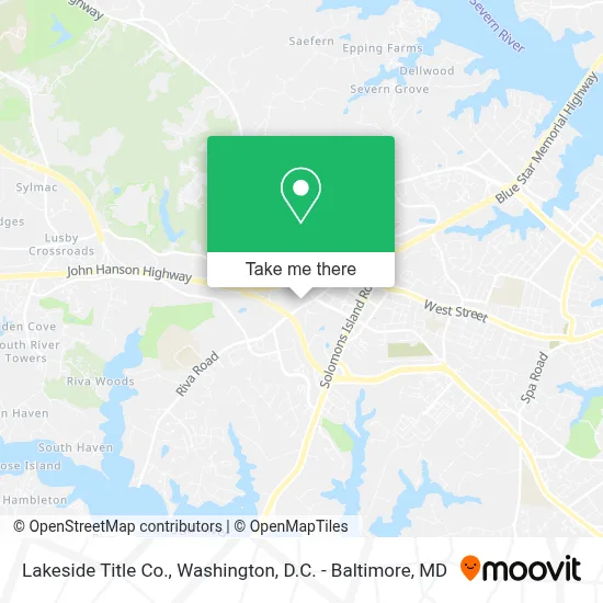 Lakeside Title Co. map