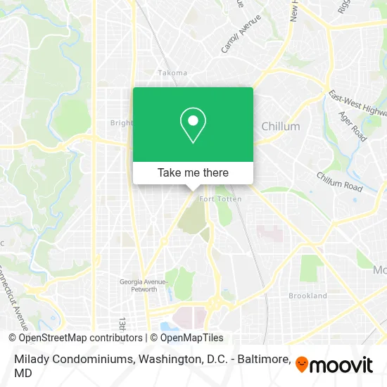 Milady Condominiums map