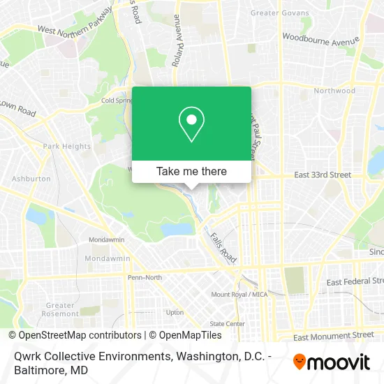 Qwrk Collective Environments map
