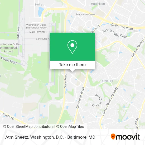 Atm Sheetz map