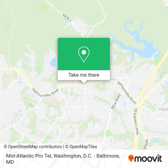 Mid-Atlantic Pro Tel map