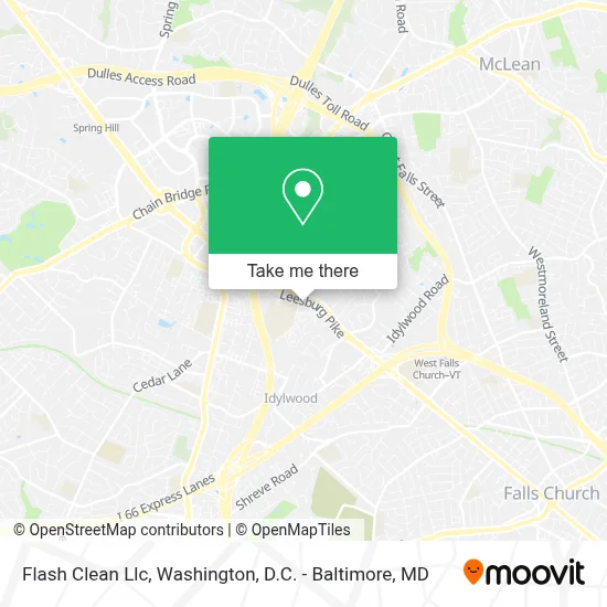 Flash Clean Llc map