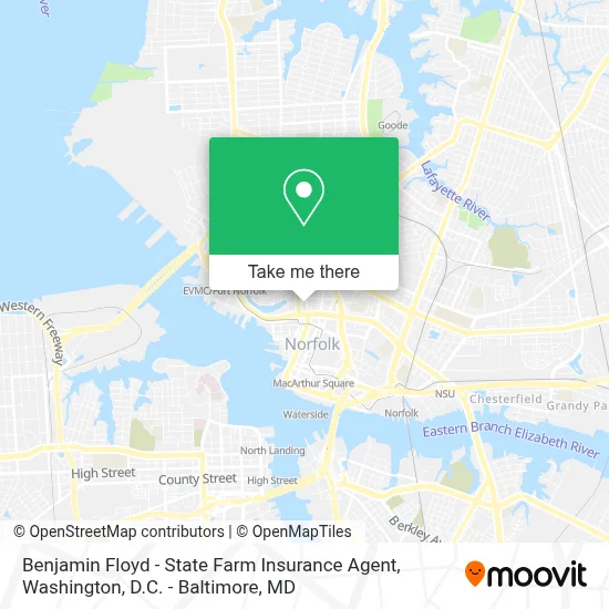 Benjamin Floyd - State Farm Insurance Agent map