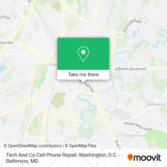 Tech And Co Cell Phone Repair map