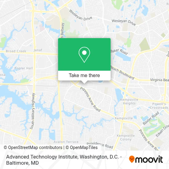 Advanced Technology Institute map