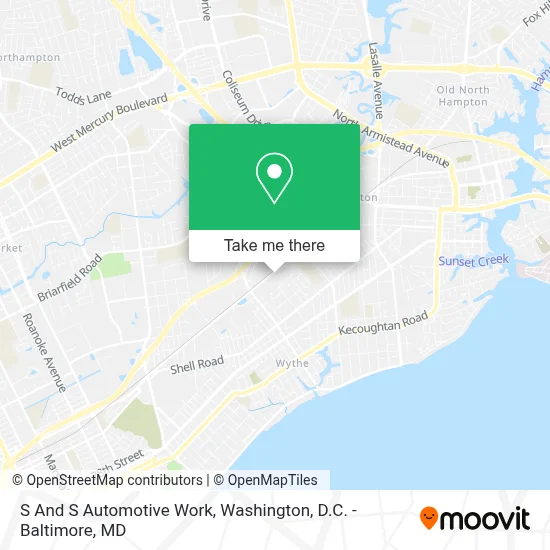 S And S Automotive Work map
