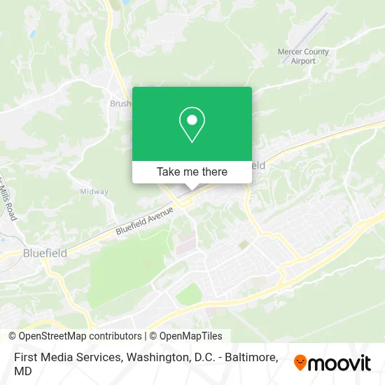 First Media Services map