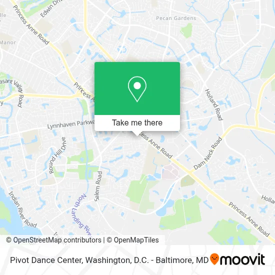 Pivot Dance Center map
